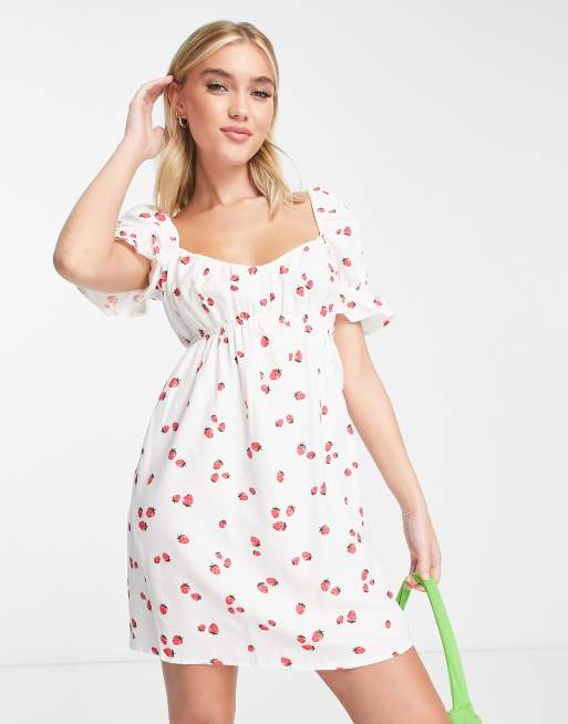 Strawberry on sale print dress