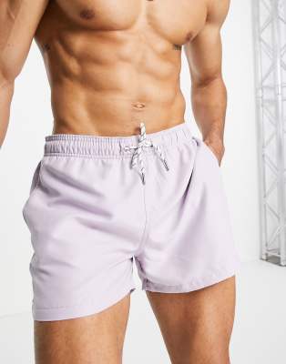 New Look swim shorts in lilac-Purple