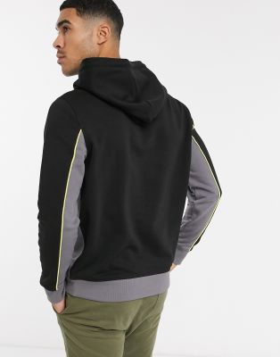 black overhead hoodie