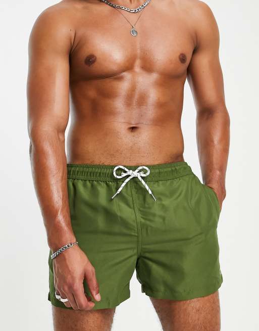 New Look – Szorty kąpielowe w kolorze khaki, 4 z 4