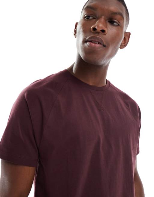 New Look t-shirt and trackies pyjama set in dark brown, 3 of 4