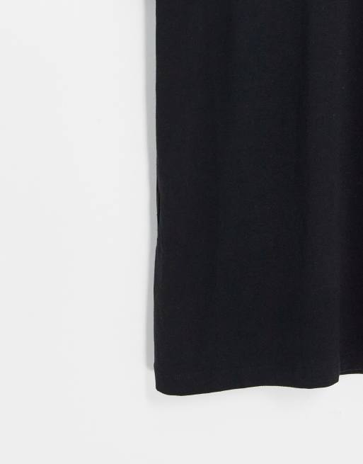 New Look - T-shirt attillata nera, 4 di 4