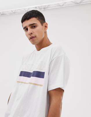 New Nostalgia Blanc Avec shirt Imprimé LookT BxCorde