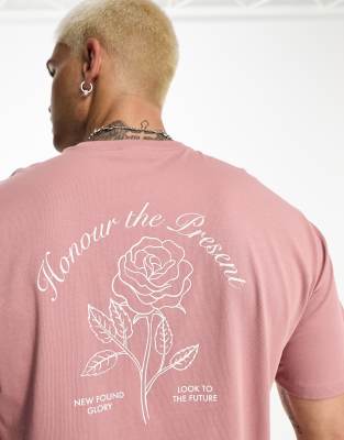 T-shirt Victoria's Secret Rose Avec Application - Col Croisé - Taille Spéciale 00OOOOOO - Neuf Avec étiquettes