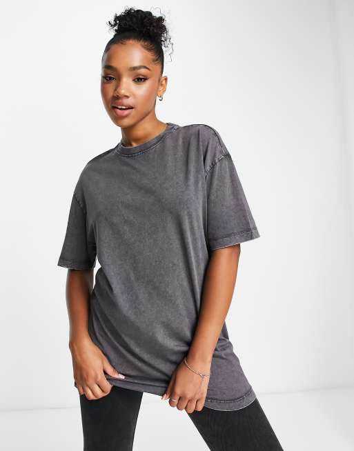T-shirt Vintage Homme 2XL – Gris Délavé Effet Acide – Graphisme Vaudou – Années Rétro