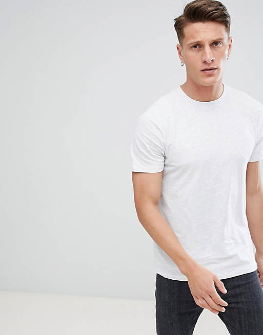 New Look T-Shirt In Light Grey | ASOS