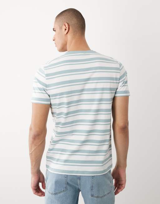 New Look - T-shirt med grønne striber, 5 af 5