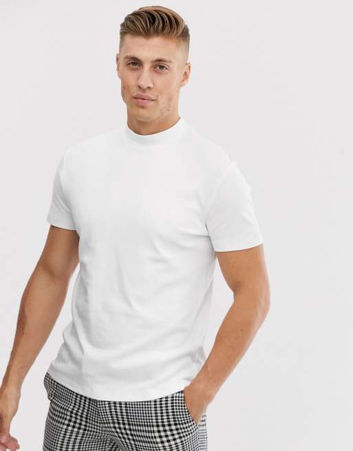 Wit shirt met col hotsell