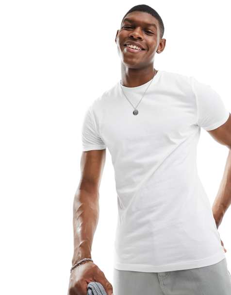 New Look - T-shirt moulant - Blanc - view 1