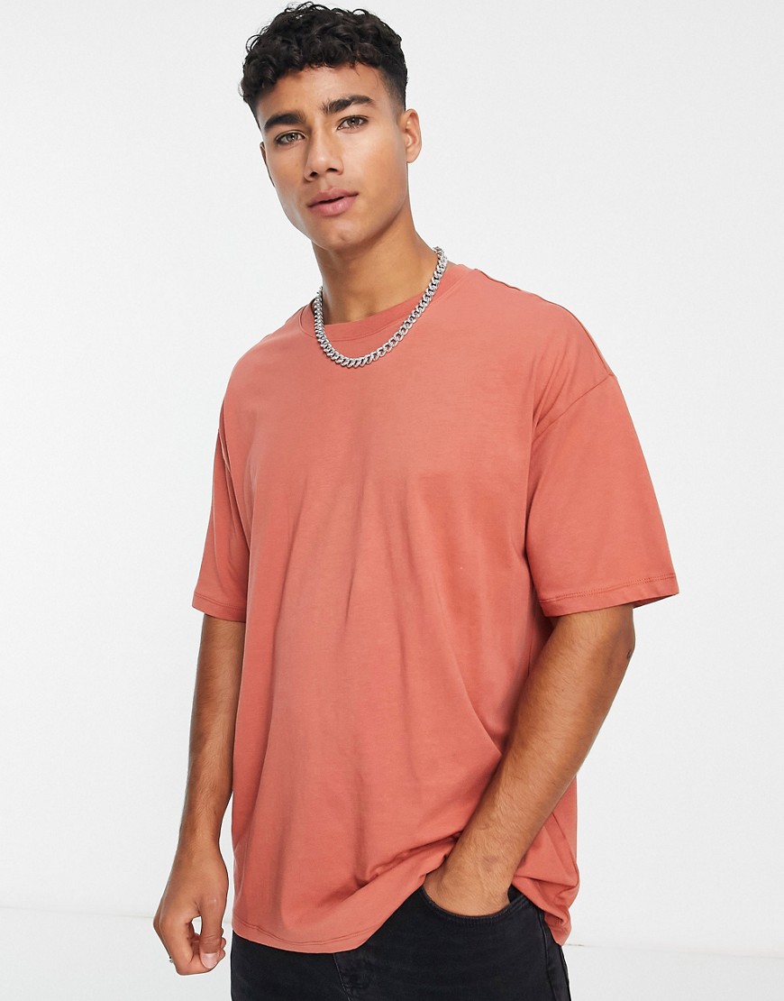 T-shirt oversize arancione - New Look T-shirt donna  - immagine2