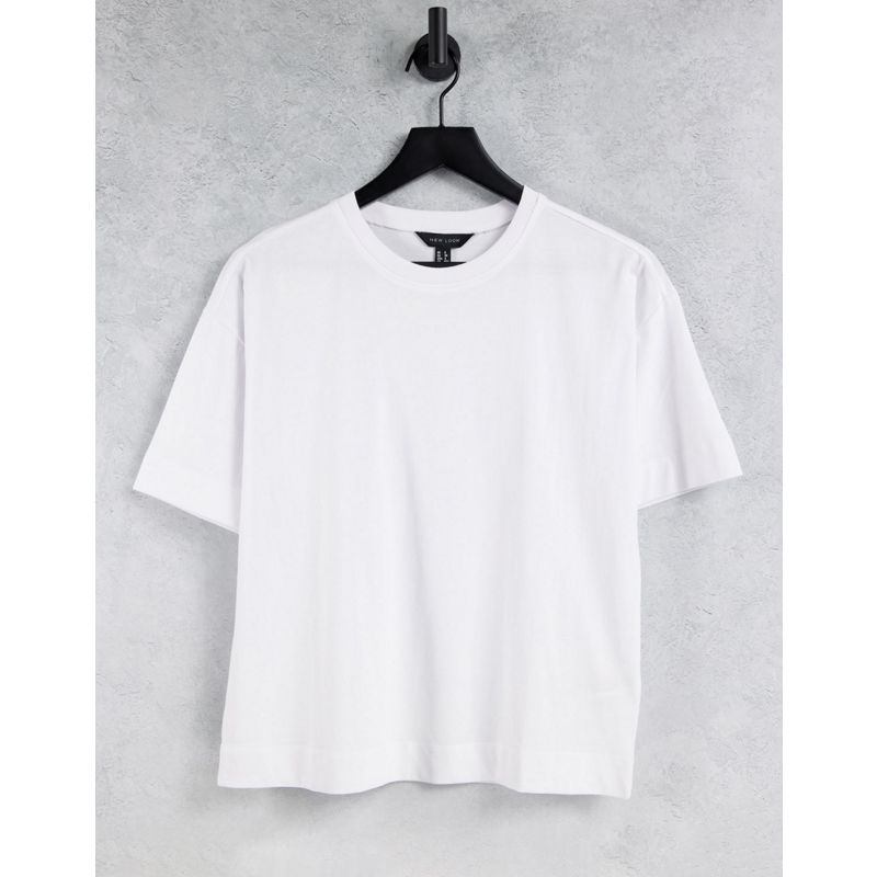 New Look - T-shirt oversize bianca