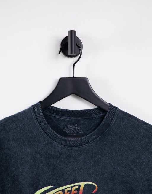 New Look - T-shirt oversize nera con stampa "Street Fighter", 2 di 4