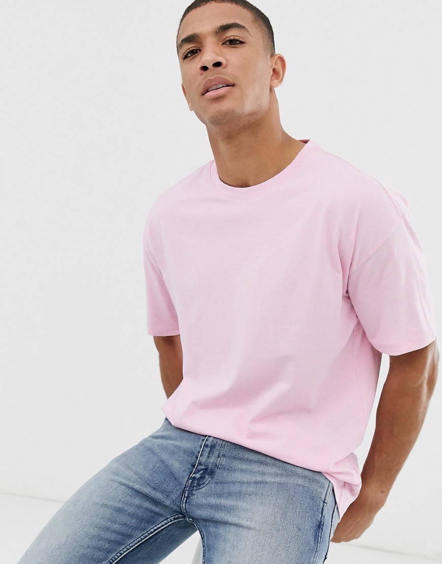 New Look - T-shirt oversize rosa