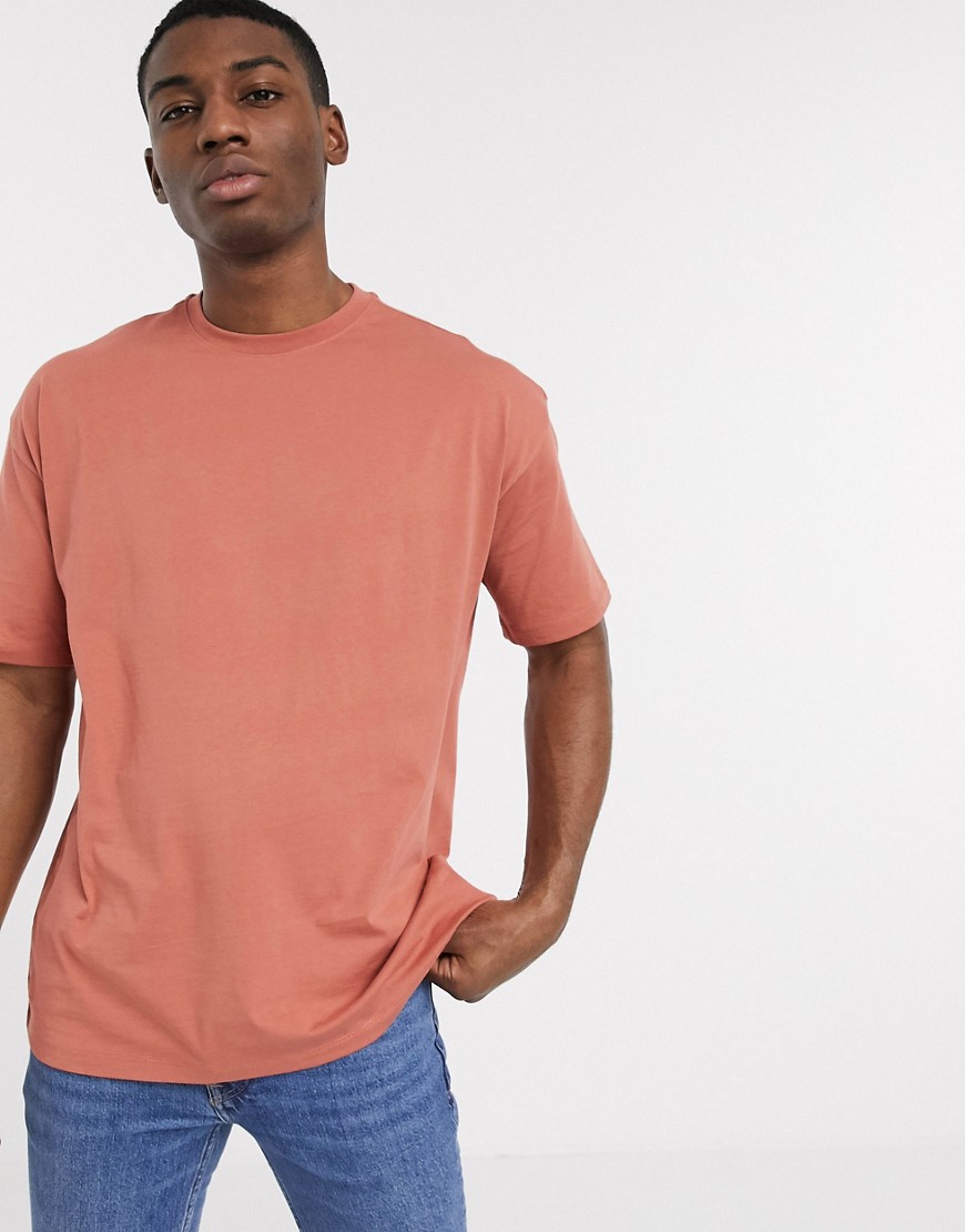 New Look - T-shirt oversize ruggine-Arancione