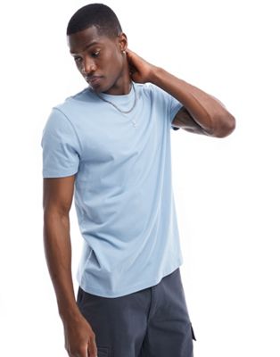 New Look - T-shirt ras de cou - Bleu clair | ASOS