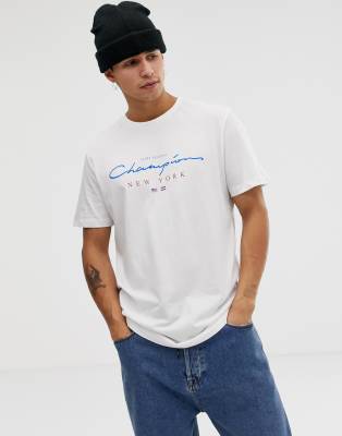 t shirt champion white