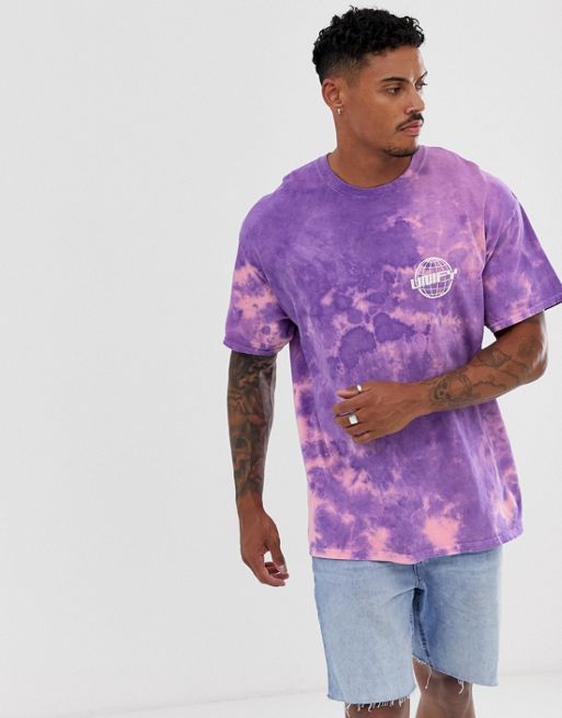 New Look t-shirt with unify print in tie dye | ASOS