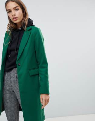 new look green coat