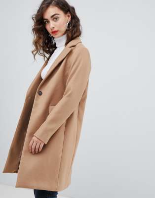 Tailored camel coat