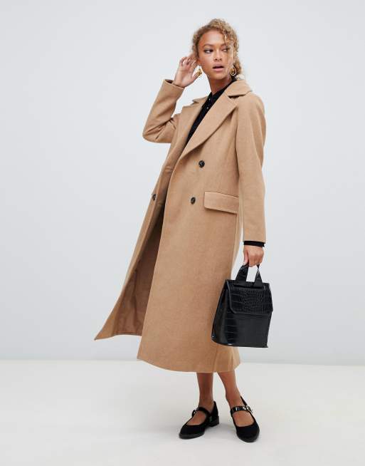 Maxi store camel coat