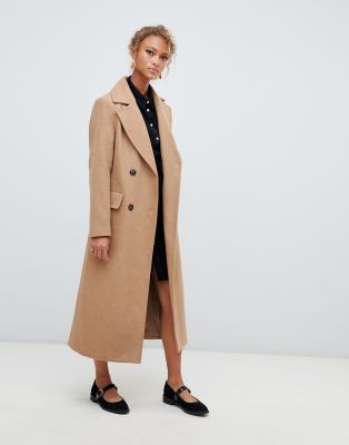 tailored maxi coat