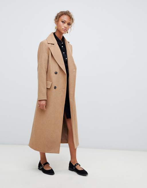 Tailored maxi hot sale coat