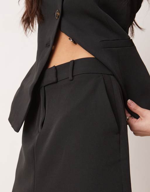 New Look tailored mini skirt co-ord in black, 5 of 5