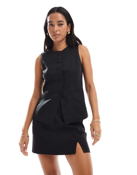 New Look tailoring 3 piece co-ord in black - view 1