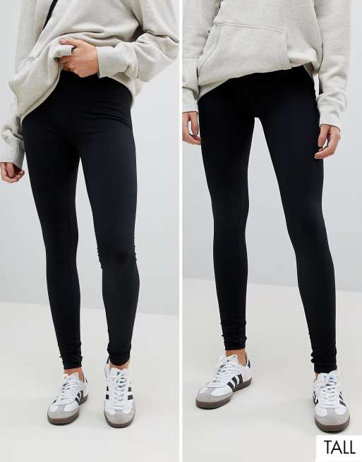 2 Pack Black Jersey Leggings