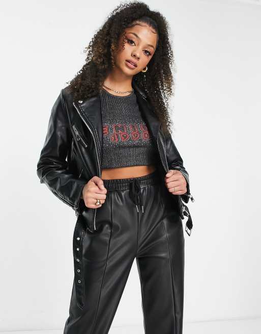 New look real outlet leather jacket