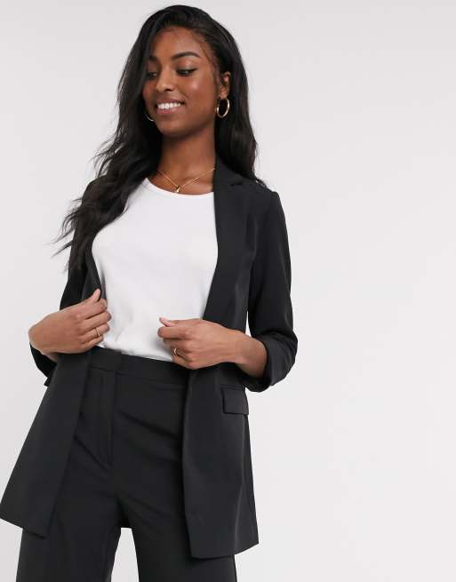 Womens tall hot sale black blazer