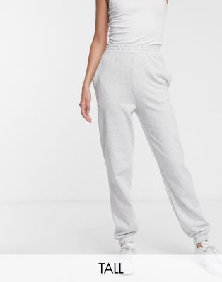 light grey cuffed joggers
