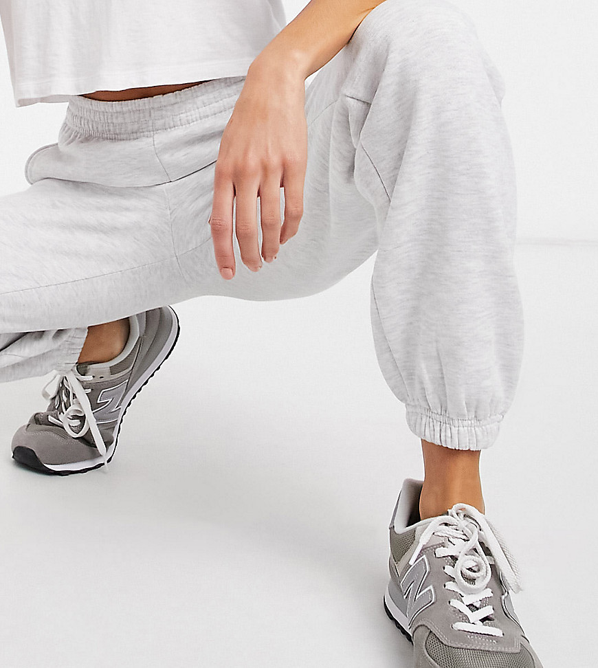 New Look Tall cuffed sweatpants in gray - part of a set-Grey