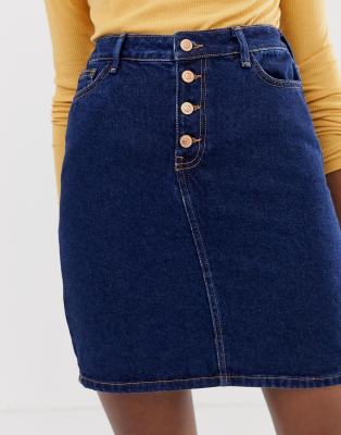 new look tall denim skirt