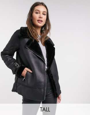 Tall hotsell aviator jacket