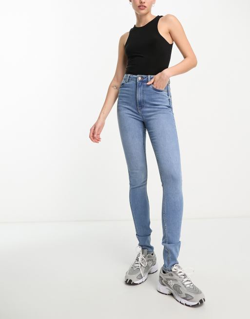 New Look Tall - Lift & shape - Skinny-jeans i mellemblå, 5 af 5