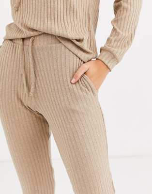 womens ribbed joggers