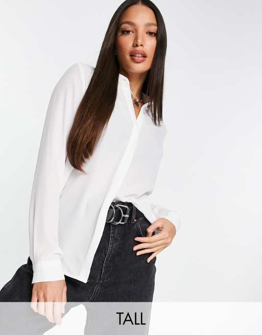 New Look Tall - Maglietta a maniche lunghe bianca