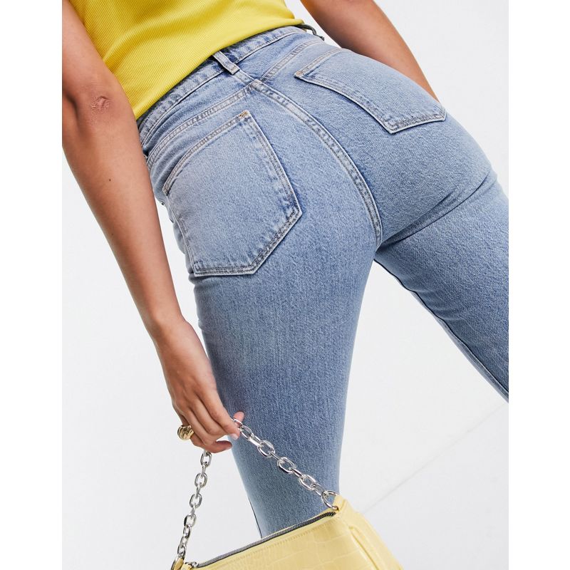 6TBrS Jeans New Look Tall - Mom jeans a zampa azzurri