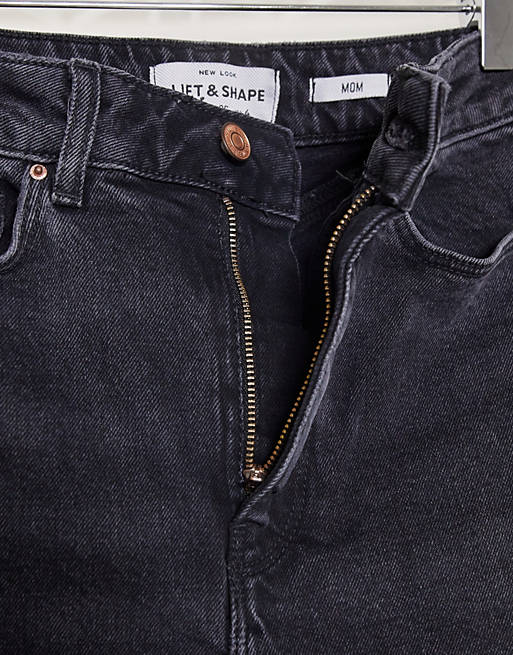 Jeans New Look Tall mom jeans in black 