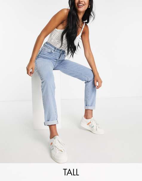 Light Wash Jeans High Waisted Distressed Skinny Asos