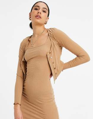 dress set with cardigan