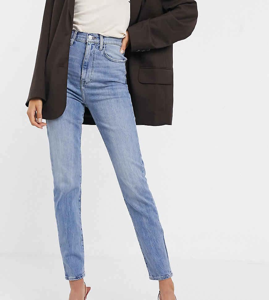 New Look Tall - Ruimvallende skinny jeans in middenblauw