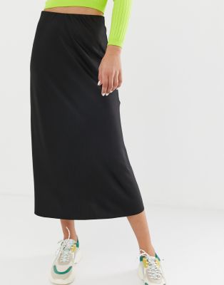 mid length satin skirts tall