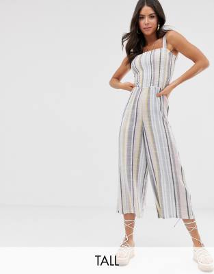 new look striped jumpsuit