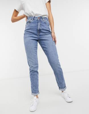 new look blue mom jeans