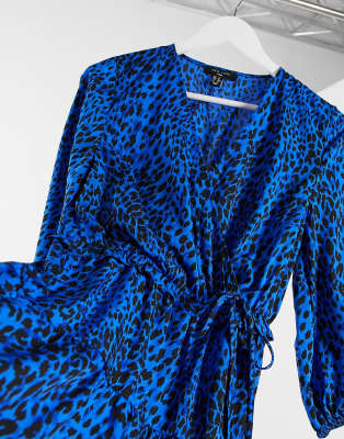 blue leopard clothing