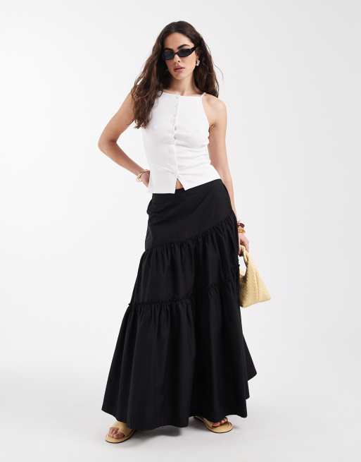 New Look - Tanktop met knoopsluiting in wit, 2 van 4