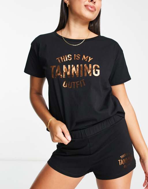 New Look - Tanning - Pyjamaset in zwart, 4 van 4
