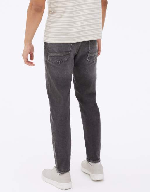 New Look tapered jeans in dark grey ASOS